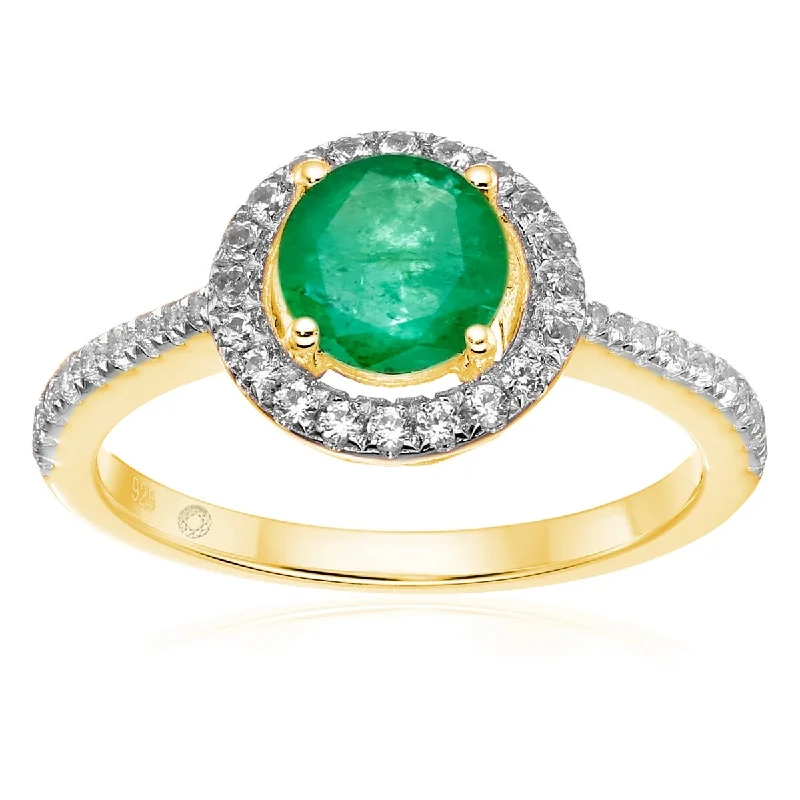 Ruby Gemstone Rings in 14K Yellow Gold with a Solitaire Setting for a Classic and Bold StatementYellow Gold Over Sterling Silver Sakota Emerald and Created White Sapphire Ring Ruby Gemstone Rings in 14K Yellow Gold with a Solitaire Setting for a Classic and Bold StatementYellow Gold Over Sterling Silver Sakota Emerald and Created White Sapphire Ring