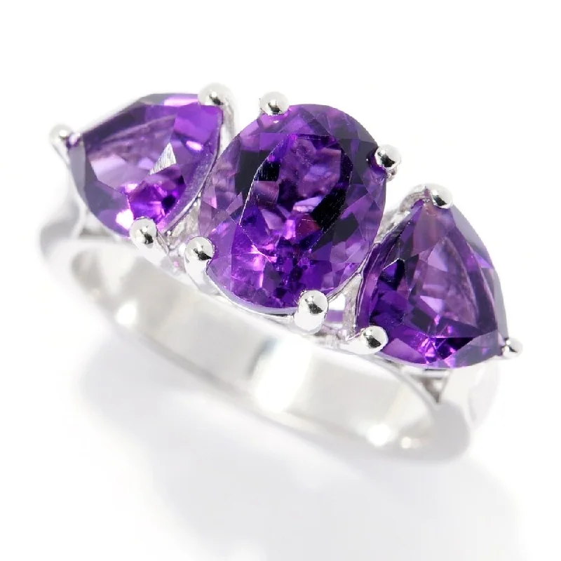 Citrine Gemstone Rings in Stainless Steel with a Stackable Design for a Trendy Everyday WearSterling Silver Oval & Trillion Amethyst Ring Citrine Gemstone Rings in Stainless Steel with a Stackable Design for a Trendy Everyday WearSterling Silver Oval & Trillion Amethyst Ring