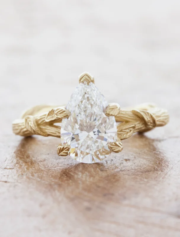 Men's Alexandrite Engagement Rings in Platinum with a Hidden Halo of DiamondsAdelia - Pear Men's Alexandrite Engagement Rings in Platinum with a Hidden Halo of DiamondsAdelia - Pear