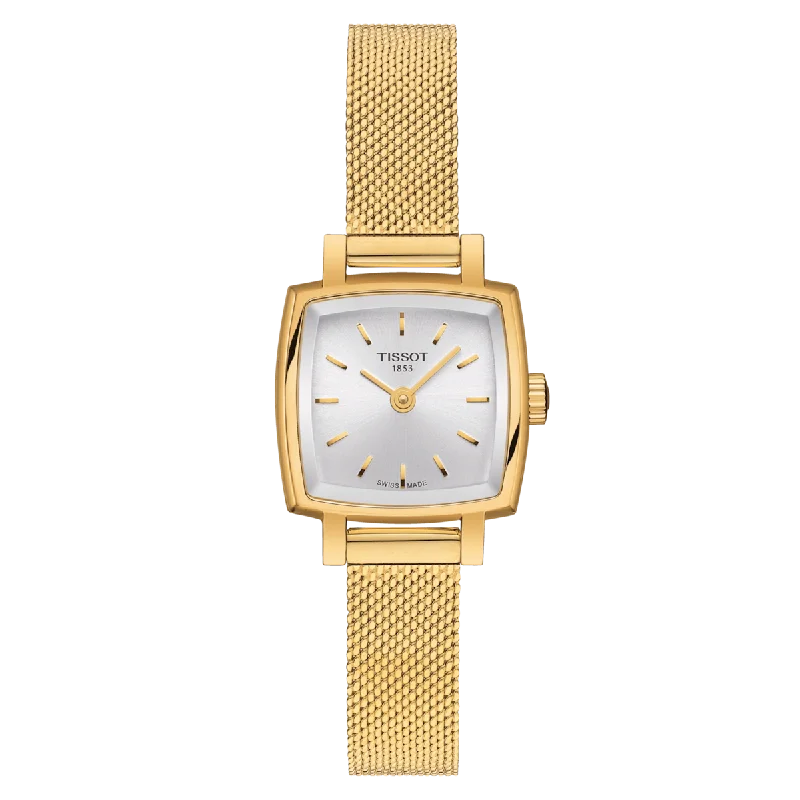 Men's Citrine Engagement Rings in Stainless Steel with a Stackable Band DesignTissot Lovely Square T058.109.33.031.00 Men's Citrine Engagement Rings in Stainless Steel with a Stackable Band DesignTissot Lovely Square T058.109.33.031.00