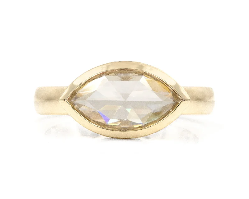 Men's Agate Engagement Rings in Sterling Silver with a Mosaic - Style InlayEast West Moissanite Bezel Ring Men's Agate Engagement Rings in Sterling Silver with a Mosaic - Style InlayEast West Moissanite Bezel Ring