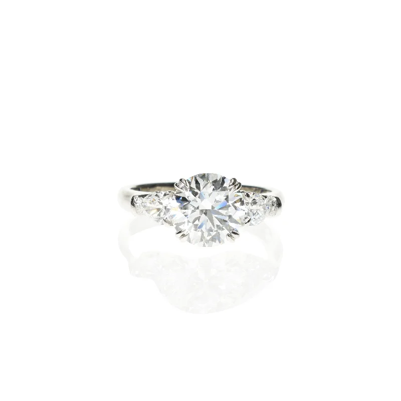 Men's Opal Engagement Rings in 10K Gold with a Milgrain - Trimmed BandRound Brilliant Diamond with Pears Men's Opal Engagement Rings in 10K Gold with a Milgrain - Trimmed BandRound Brilliant Diamond with Pears