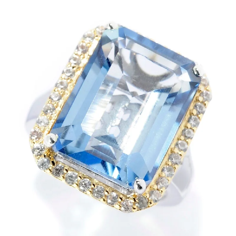 Jasper Gemstone Rings in 18K Gold Vermeil with a Matte Finish for a Subtle and Elegant LookSterling Silver Aquamarine color Quartz & White Zircon Ring Jasper Gemstone Rings in 18K Gold Vermeil with a Matte Finish for a Subtle and Elegant LookSterling Silver Aquamarine color Quartz & White Zircon Ring