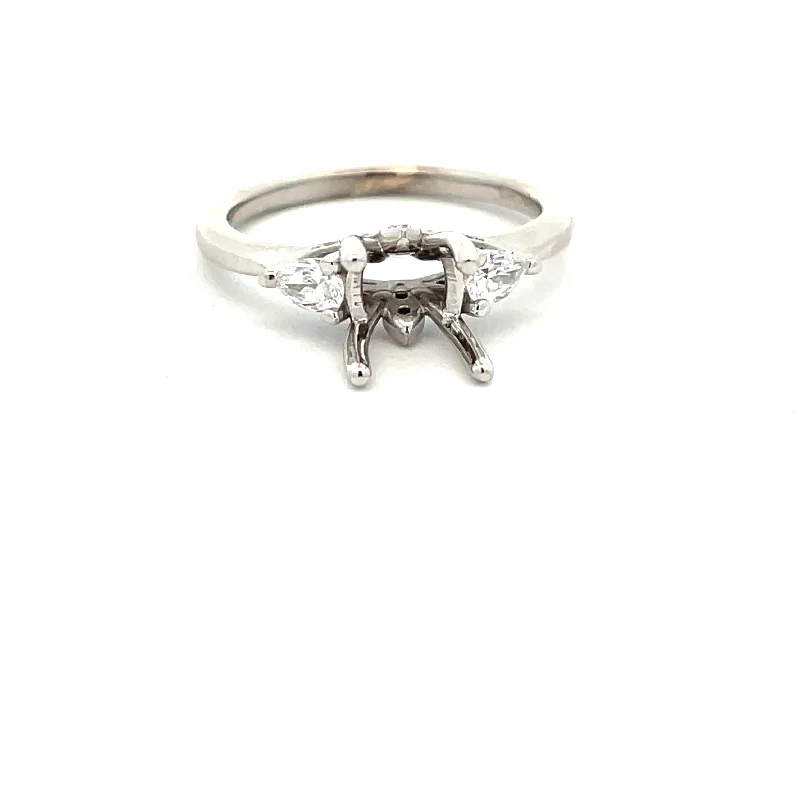 Men's Ruby Engagement Rings in Rose Gold with a Solitaire Design for a Romantic Gesture14 Karat Semi-Mount Ring Men's Ruby Engagement Rings in Rose Gold with a Solitaire Design for a Romantic Gesture14 Karat Semi-Mount Ring