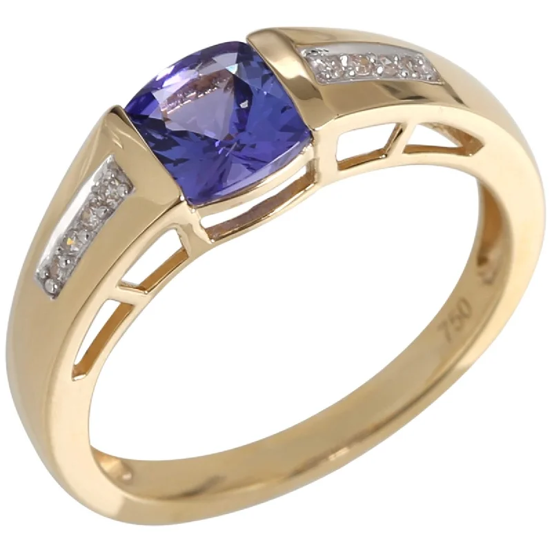 Emerald Gemstone Rings Set in Platinum with Filigree Work for a Vintage - Inspired Look18Kt Yellow Gold Tanzanite and Diamond Ring Emerald Gemstone Rings Set in Platinum with Filigree Work for a Vintage - Inspired Look18Kt Yellow Gold Tanzanite and Diamond Ring
