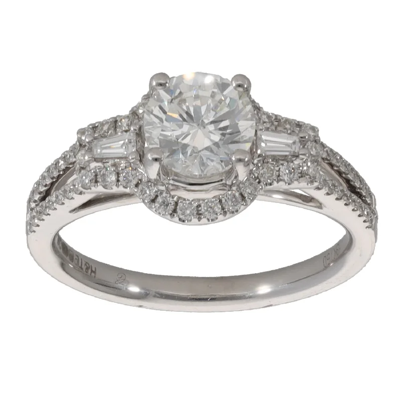 Men's Tourmaline Engagement Rings in 18K Two - Tone Gold with a Floral - Inspired Setting18ct White Gold 1.50ct Diamond Solitaire Ring with Accent Stones Size M Men's Tourmaline Engagement Rings in 18K Two - Tone Gold with a Floral - Inspired Setting18ct White Gold 1.50ct Diamond Solitaire Ring with Accent Stones Size M