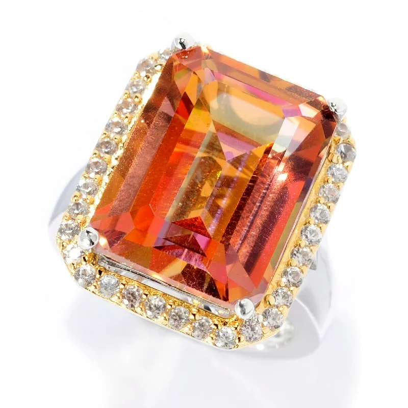 Tanzanite Gemstone Rings in 10K Gold with a Trilogy Design for a Sophisticated GiftSterling Silver Sunset Quartz & White Zircon Halo Ring Tanzanite Gemstone Rings in 10K Gold with a Trilogy Design for a Sophisticated GiftSterling Silver Sunset Quartz & White Zircon Halo Ring