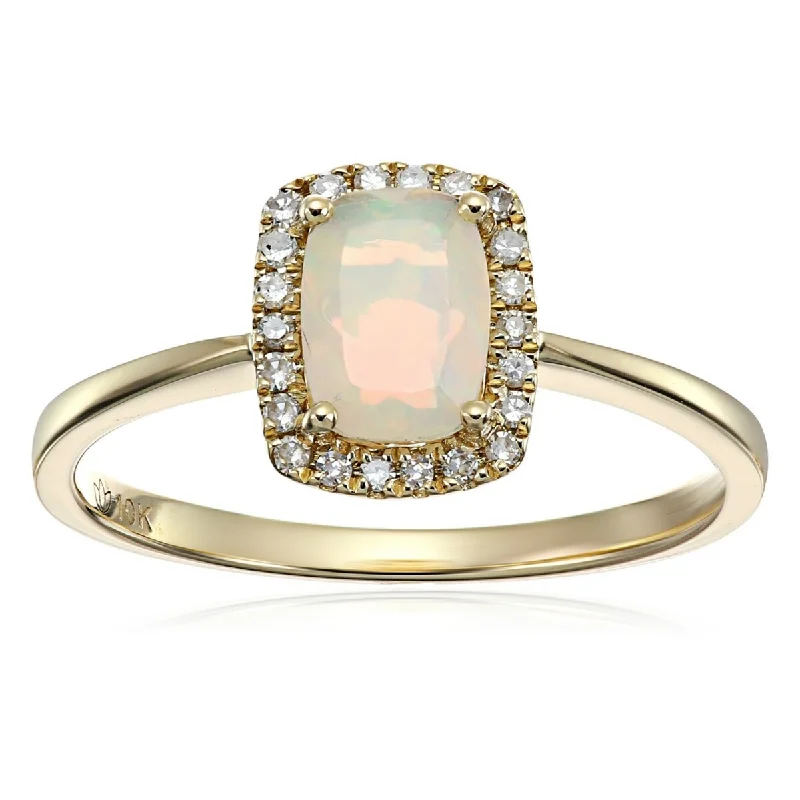 Moonstone Gemstone Rings in Silver - Plated Copper with a Celtic - Inspired Pattern for a Mystical Vibe14Kt Yellow Gold Ethiopian Opal and Diamond Ring Moonstone Gemstone Rings in Silver - Plated Copper with a Celtic - Inspired Pattern for a Mystical Vibe14Kt Yellow Gold Ethiopian Opal and Diamond Ring