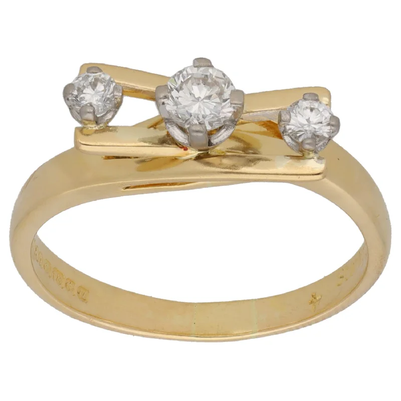 Men's Turquoise Engagement Rings in 925 Silver with a Southwestern - Inspired Band18ct Gold 0.31ct Diamond Three Stone Ring Size P Men's Turquoise Engagement Rings in 925 Silver with a Southwestern - Inspired Band18ct Gold 0.31ct Diamond Three Stone Ring Size P