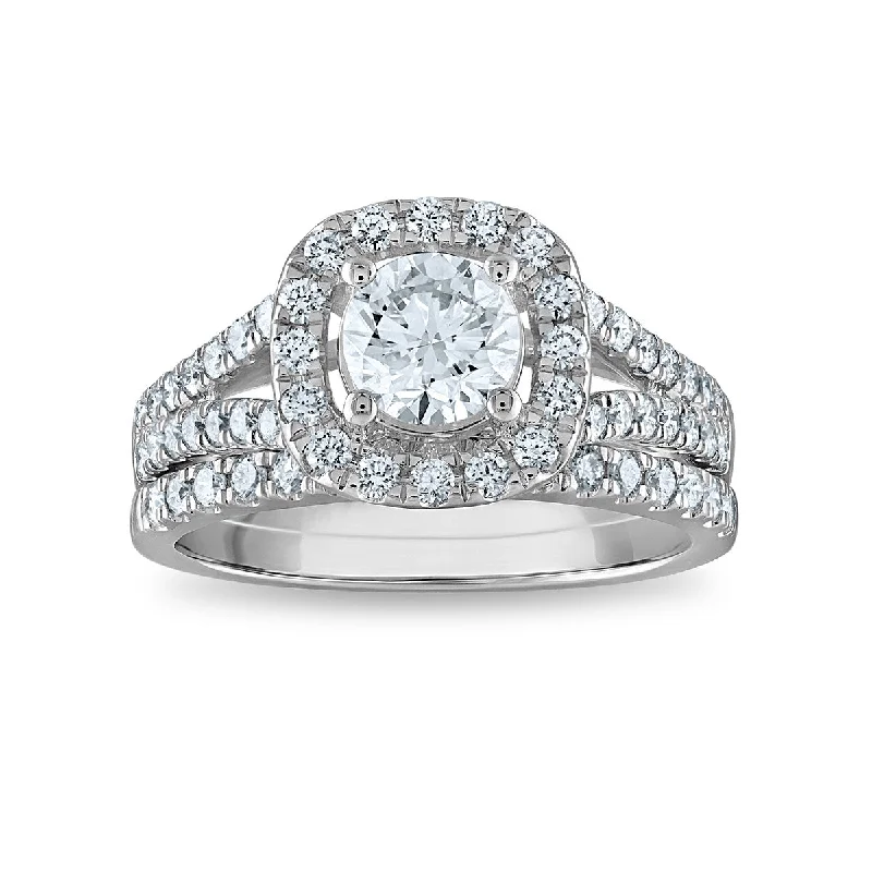 Men's Topaz Engagement Rings in 10K Gold with a Channel - Set Diamond BandEcoLove 1 3/4 CTW Lab Grown Diamond Halo Bridal Set in 10KT White Gold Men's Topaz Engagement Rings in 10K Gold with a Channel - Set Diamond BandEcoLove 1 3/4 CTW Lab Grown Diamond Halo Bridal Set in 10KT White Gold