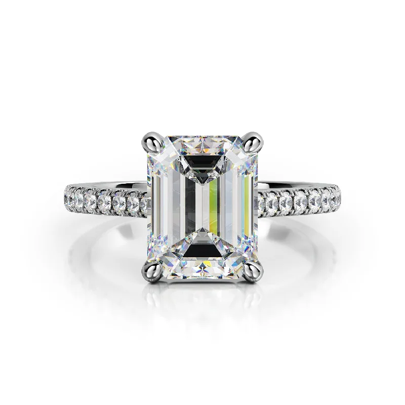 Men's Tourmaline Engagement Rings in 18K Two - Tone Gold with a Floral - Inspired SettingGleaming Accent Diamonds Natural Emerald Cut Diamond Engagement Ring Men's Tourmaline Engagement Rings in 18K Two - Tone Gold with a Floral - Inspired SettingGleaming Accent Diamonds Natural Emerald Cut Diamond Engagement Ring