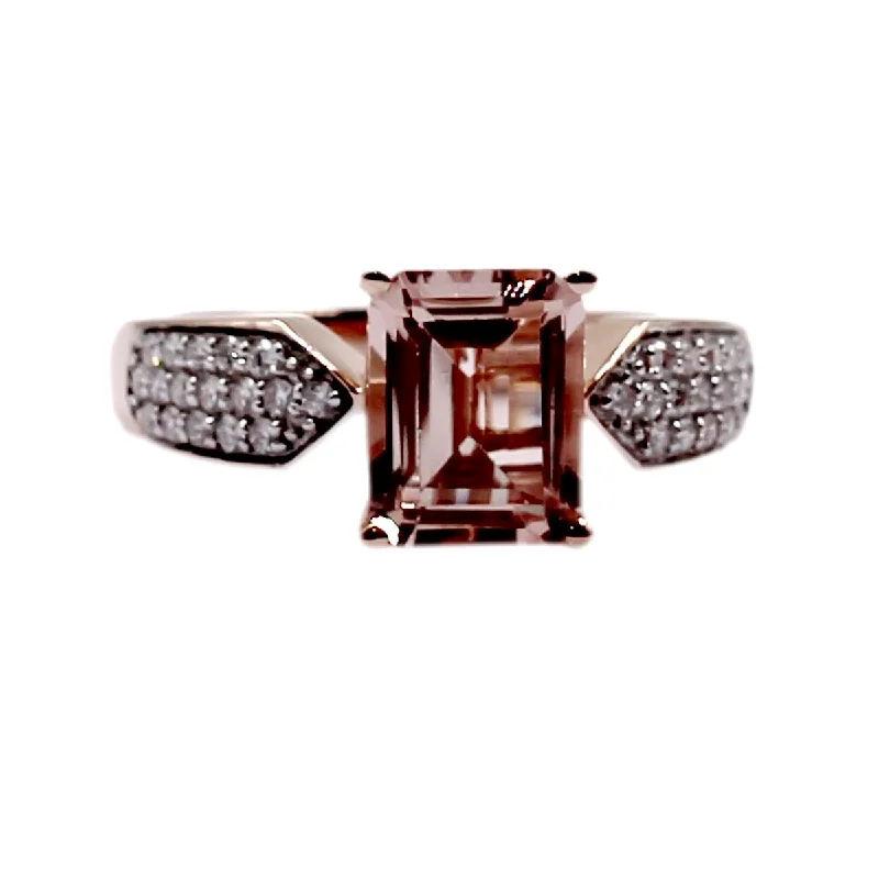 Topaz Gemstone Rings in 10K Gold with a Channel - Set Design for a Contemporary and Durable Option14Kt Rose Gold Morganite and Diamond Ring Topaz Gemstone Rings in 10K Gold with a Channel - Set Design for a Contemporary and Durable Option14Kt Rose Gold Morganite and Diamond Ring