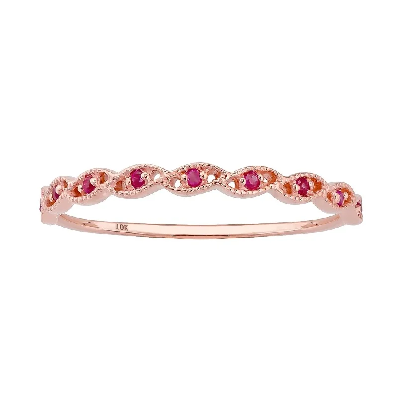 Lapis Lazuli Gemstone Rings in Sterling Silver with a Star - Shaped Setting for a Celestial - Inspired PieceViducci 10k Rose Gold Genuine Round Ruby Stackable Twist Band Lapis Lazuli Gemstone Rings in Sterling Silver with a Star - Shaped Setting for a Celestial - Inspired PieceViducci 10k Rose Gold Genuine Round Ruby Stackable Twist Band