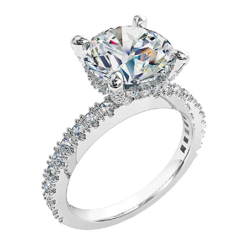 Men's Tourmaline Engagement Rings in 18K Two - Tone Gold with a Floral - Inspired SettingRae Men's Tourmaline Engagement Rings in 18K Two - Tone Gold with a Floral - Inspired SettingRae
