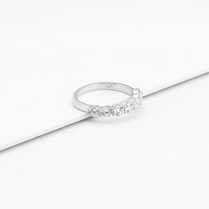 Sterling Silver Zirconia Ring