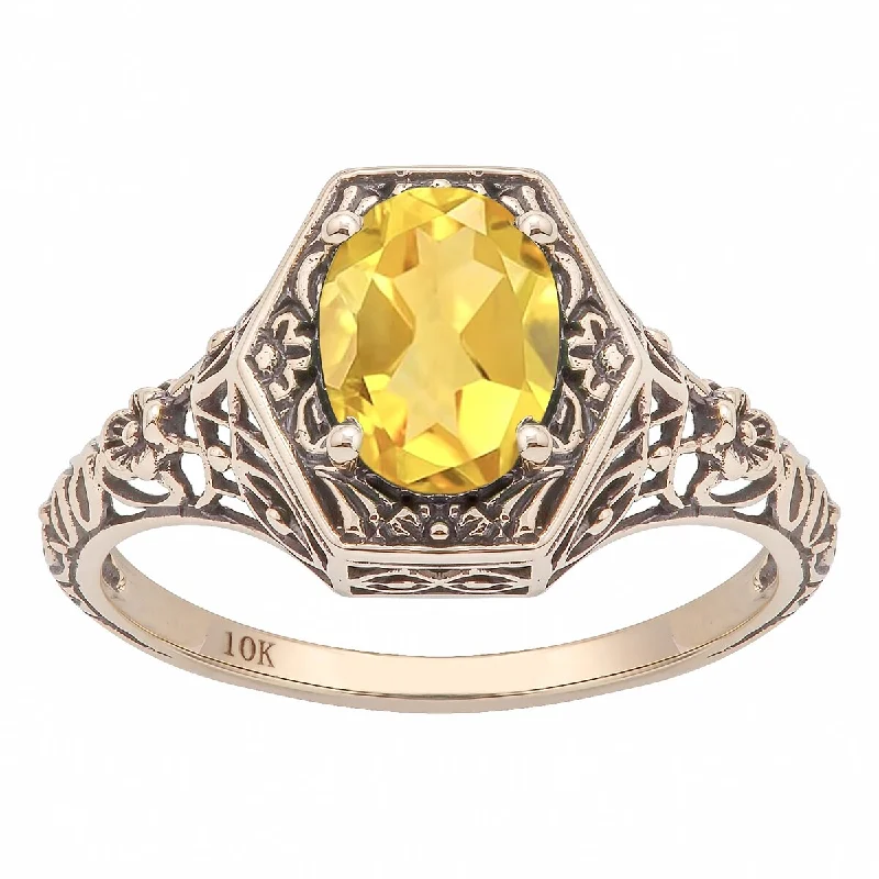 Moonstone Gemstone Rings in Silver - Plated Copper with a Celtic - Inspired Pattern for a Mystical VibeViducci 10k Yellow Gold Vintage Style Genuine Oval Citrine Ring Moonstone Gemstone Rings in Silver - Plated Copper with a Celtic - Inspired Pattern for a Mystical VibeViducci 10k Yellow Gold Vintage Style Genuine Oval Citrine Ring