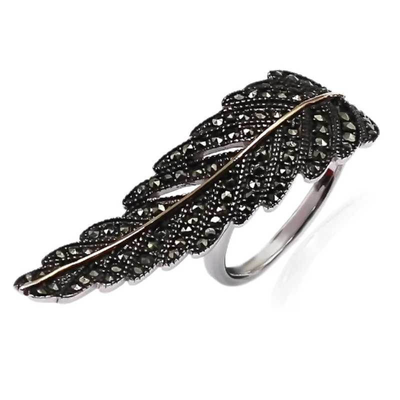 Citrine Gemstone Rings in Stainless Steel with a Stackable Design for a Trendy Everyday Wear14k Gold and Sterling Silver Marcasite Ring Citrine Gemstone Rings in Stainless Steel with a Stackable Design for a Trendy Everyday Wear14k Gold and Sterling Silver Marcasite Ring
