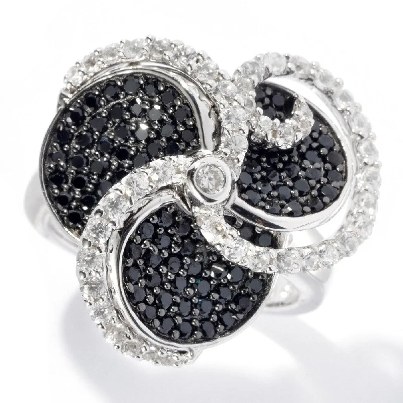 Lapis Lazuli Gemstone Rings in Sterling Silver with a Star - Shaped Setting for a Celestial - Inspired Piece925 Sterling Silver Black Spinel and White Cz Ring Lapis Lazuli Gemstone Rings in Sterling Silver with a Star - Shaped Setting for a Celestial - Inspired Piece925 Sterling Silver Black Spinel and White Cz Ring