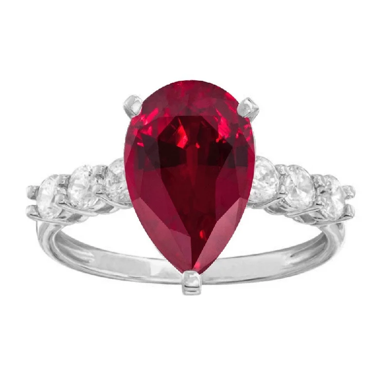 Tourmaline Gemstone Rings in 18K Two - Tone Gold with a Floral - Shaped Setting for a Feminine TouchSterling Silver with Ruby and Natural White Topaz Eangagement Ring Tourmaline Gemstone Rings in 18K Two - Tone Gold with a Floral - Shaped Setting for a Feminine TouchSterling Silver with Ruby and Natural White Topaz Eangagement Ring