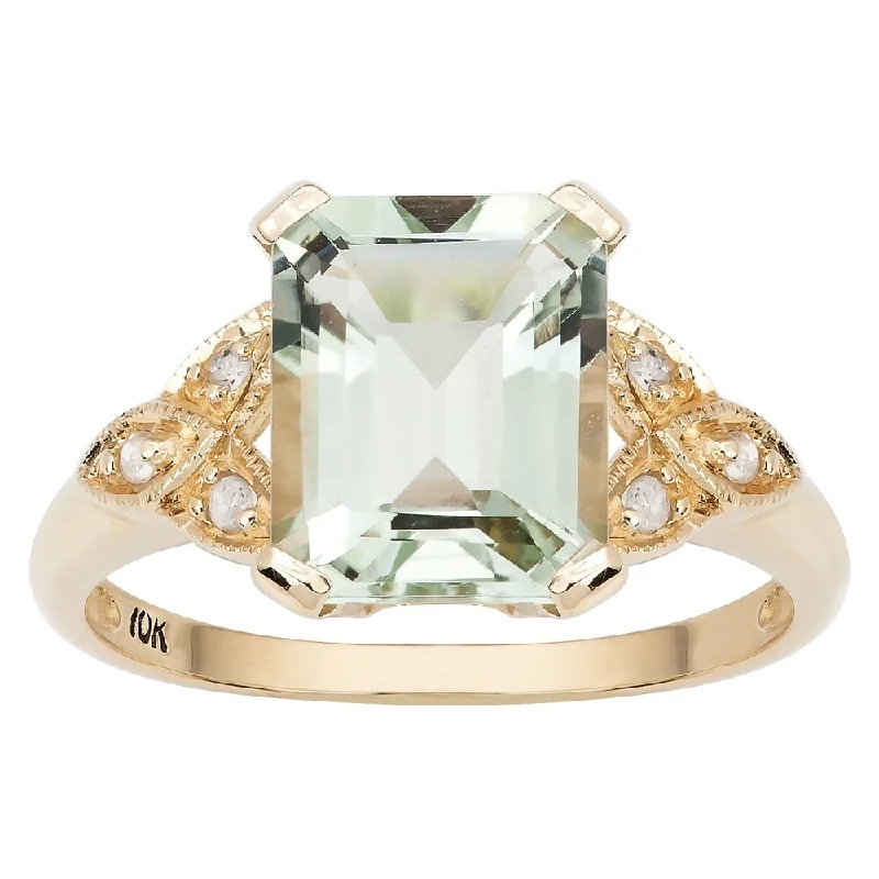 Garnet Gemstone Rings in 18K Gold Vermeil with Intricate Engravings for a Traditional AestheticViducci 10k Yellow Gold Vintage Style Green Amethyst and Diamond Ring Garnet Gemstone Rings in 18K Gold Vermeil with Intricate Engravings for a Traditional AestheticViducci 10k Yellow Gold Vintage Style Green Amethyst and Diamond Ring
