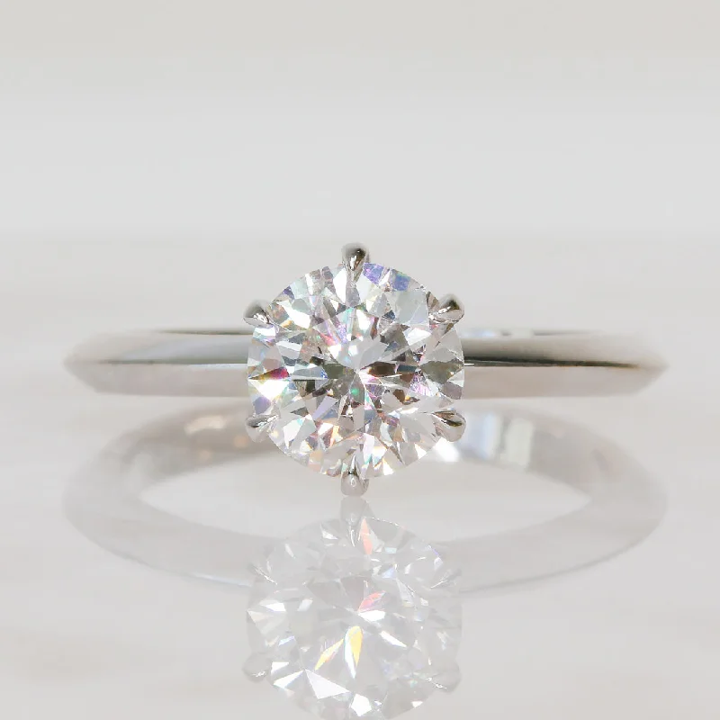 Men's Opal Engagement Rings in 10K Gold with a Milgrain - Trimmed BandLumire 6 prongs Natural Round Diamond Engagement Ring