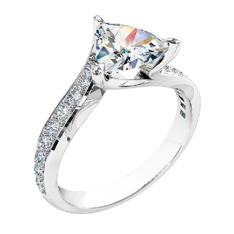 Men's Opal Engagement Rings in 10K Gold with a Milgrain - Trimmed BandTrilliant