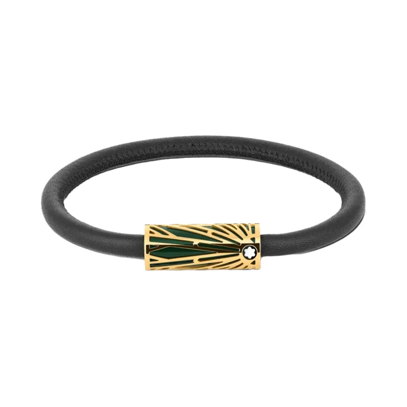Montblanc Meisterstuck The Origin Collection Bracelet Green, Size 63