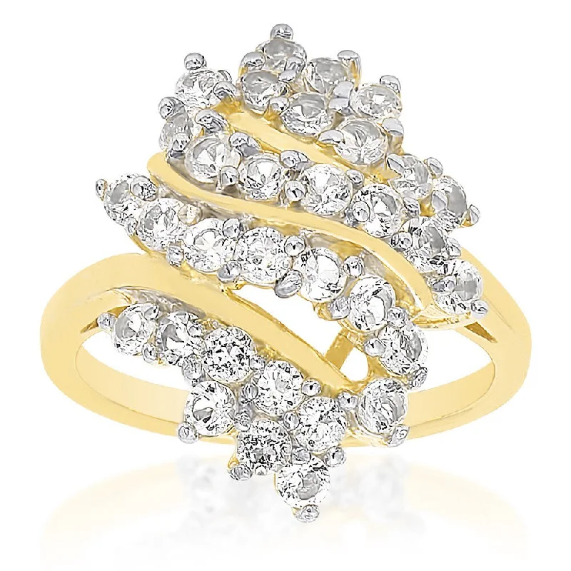 Citrine Gemstone Rings in Stainless Steel with a Stackable Design for a Trendy Everyday WearDolce Giavonna Gold Over Sterling Silver White Topaz Ring Citrine Gemstone Rings in Stainless Steel with a Stackable Design for a Trendy Everyday WearDolce Giavonna Gold Over Sterling Silver White Topaz Ring