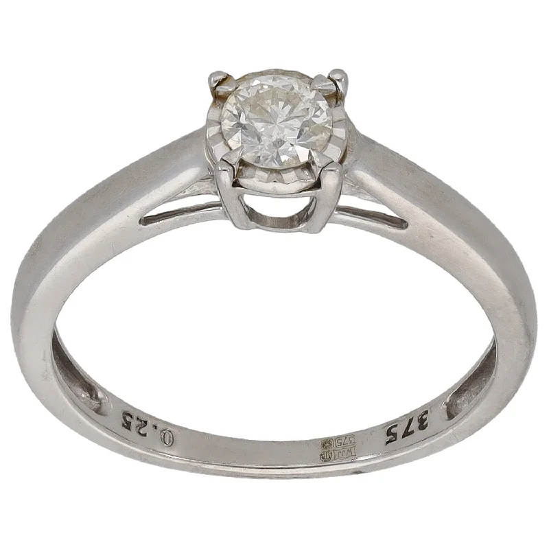 Men's Tanzanite Engagement Rings in Palladium with a Three - Stone Arrangement9ct White Gold 0.25ct Diamond Solitaire Ring Size M Men's Tanzanite Engagement Rings in Palladium with a Three - Stone Arrangement9ct White Gold 0.25ct Diamond Solitaire Ring Size M