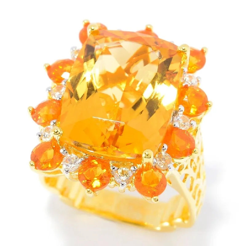 Sapphire Gemstone Rings in 18K White Gold with Diamond Accents for an Elegant Engagement925 Sterling Silver Citrine,Fire Opal,White Natural Zircon Ring Size - 6 Sapphire Gemstone Rings in 18K White Gold with Diamond Accents for an Elegant Engagement925 Sterling Silver Citrine,Fire Opal,White Natural Zircon Ring Size - 6