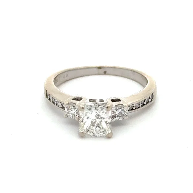 Men's Topaz Engagement Rings in 10K Gold with a Channel - Set Diamond BandEstate Diamond Engagement Ring Men's Topaz Engagement Rings in 10K Gold with a Channel - Set Diamond BandEstate Diamond Engagement Ring