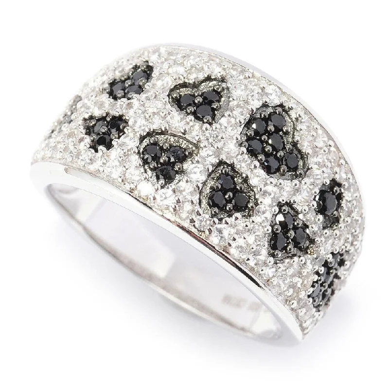 Garnet Gemstone Rings in 18K Gold Vermeil with Intricate Engravings for a Traditional AestheticPinctore Sterling Silver 1.78ctw Black Spinel Heart Band Ring Garnet Gemstone Rings in 18K Gold Vermeil with Intricate Engravings for a Traditional AestheticPinctore Sterling Silver 1.78ctw Black Spinel Heart Band Ring