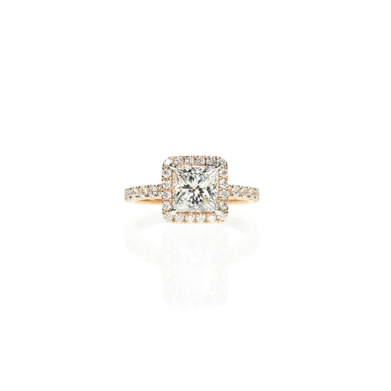 Men's Alexandrite Engagement Rings in Platinum with a Hidden Halo of DiamondsPrincess Cut Diamond with Halo Men's Alexandrite Engagement Rings in Platinum with a Hidden Halo of DiamondsPrincess Cut Diamond with Halo