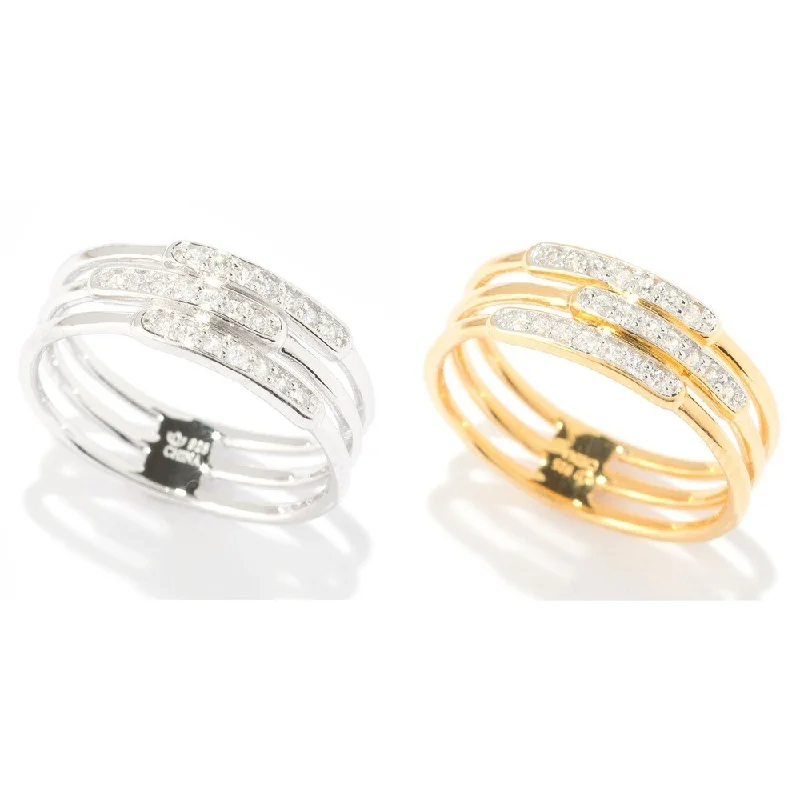 Opal Gemstone Rings in Rose Gold with a Milgrain Edge for a Feminine and Romantic StyleSterling Silver White Zircon 3-row Band Ring Opal Gemstone Rings in Rose Gold with a Milgrain Edge for a Feminine and Romantic StyleSterling Silver White Zircon 3-row Band Ring