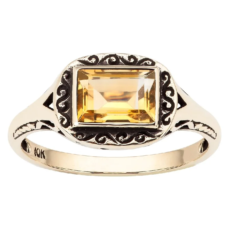 Lapis Lazuli Gemstone Rings in Sterling Silver with a Star - Shaped Setting for a Celestial - Inspired PieceViducci 10k Yellow Gold Vintage Style Genuine Citrine Scroll Ring Lapis Lazuli Gemstone Rings in Sterling Silver with a Star - Shaped Setting for a Celestial - Inspired PieceViducci 10k Yellow Gold Vintage Style Genuine Citrine Scroll Ring