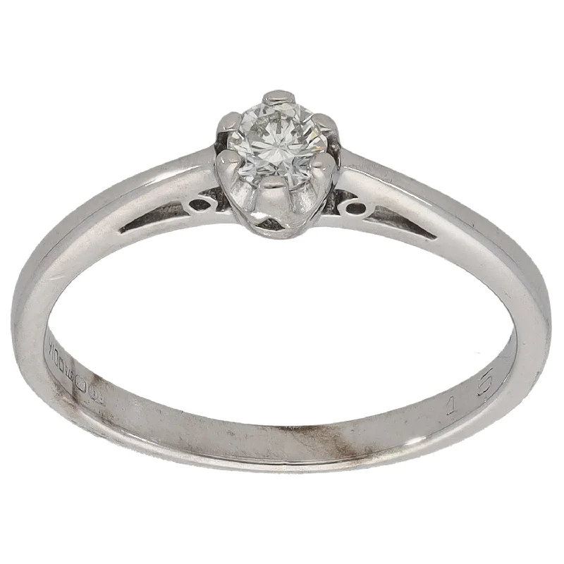 Men's Opal Engagement Rings in 10K Gold with a Milgrain - Trimmed Band9ct White Gold 0.15ct Diamond Solitaire Ring Size L Men's Opal Engagement Rings in 10K Gold with a Milgrain - Trimmed Band9ct White Gold 0.15ct Diamond Solitaire Ring Size L