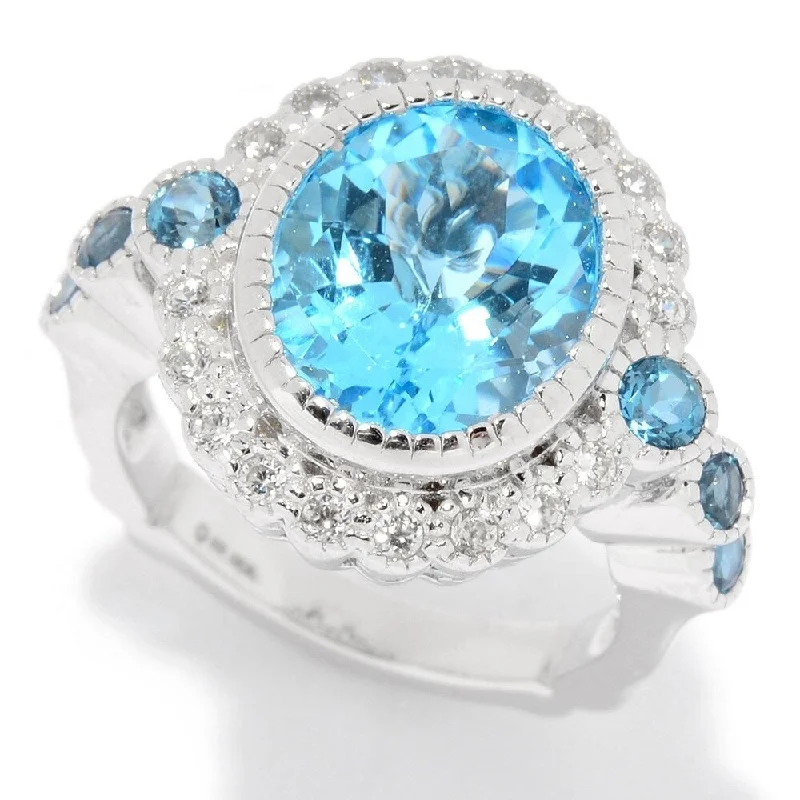 Alexandrite Gemstone Rings in Platinum with a Hidden Halo for a Rare and Luxurious Piece"Floral Garden" Sterling Silver Multi Gemstone Halo Ring Alexandrite Gemstone Rings in Platinum with a Hidden Halo for a Rare and Luxurious Piece"Floral Garden" Sterling Silver Multi Gemstone Halo Ring
