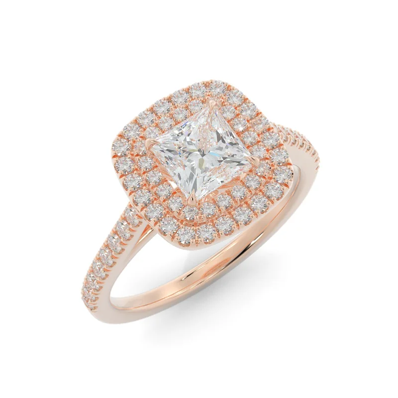 Men's Diamond Engagement Rings with Platinum Band and Halo Setting for a Luxury ProposalSole Accent Diamonds Natural Princess Diamond Engagement Ring Men's Diamond Engagement Rings with Platinum Band and Halo Setting for a Luxury ProposalSole Accent Diamonds Natural Princess Diamond Engagement Ring