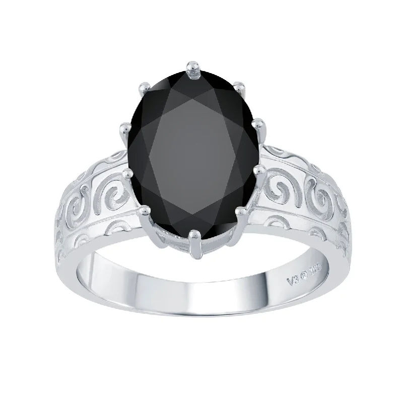 Tanzanite Gemstone Rings in 10K Gold with a Trilogy Design for a Sophisticated GiftSterling Silver with Natural Black Spinel Solitaire Swirl Engravework Ring Tanzanite Gemstone Rings in 10K Gold with a Trilogy Design for a Sophisticated GiftSterling Silver with Natural Black Spinel Solitaire Swirl Engravework Ring