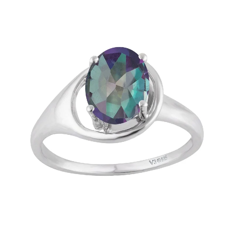 Emerald Gemstone Rings Set in Platinum with Filigree Work for a Vintage - Inspired LookSterling Silver with Mystic Topaz Soliltaire Ring Emerald Gemstone Rings Set in Platinum with Filigree Work for a Vintage - Inspired LookSterling Silver with Mystic Topaz Soliltaire Ring