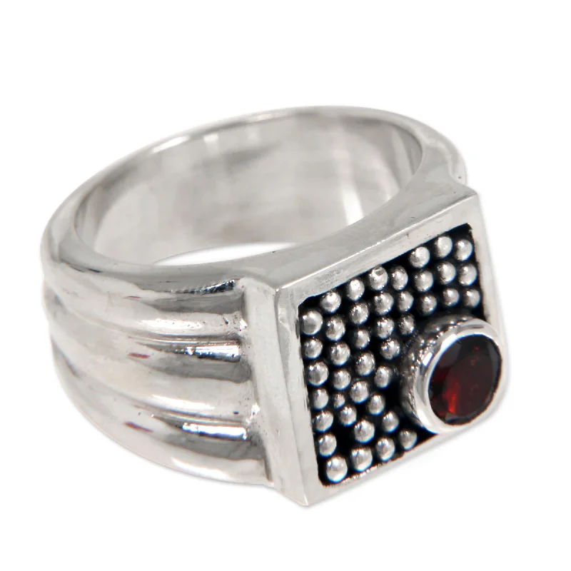 Tourmaline Gemstone Rings in 18K Two - Tone Gold with a Floral - Shaped Setting for a Feminine TouchNOVICA Silver and Garnet Gemstone Ring Tourmaline Gemstone Rings in 18K Two - Tone Gold with a Floral - Shaped Setting for a Feminine TouchNOVICA Silver and Garnet Gemstone Ring