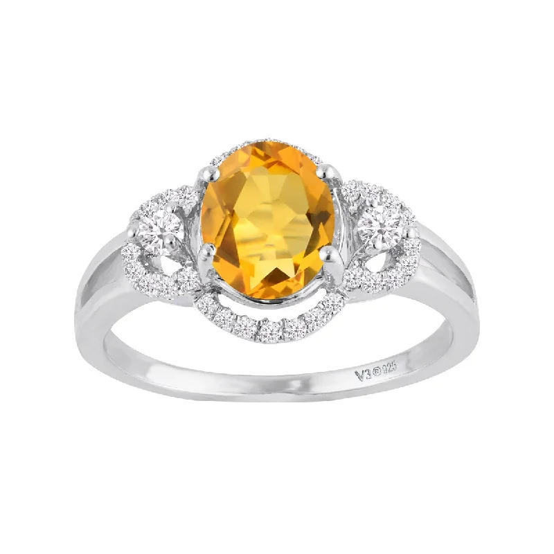 Aquamarine Gemstone Rings in 9K Gold with a Bezel Setting for a Modern and Secure FitSterling Silver with Natural Citrine and White Zircon Halo Ring Aquamarine Gemstone Rings in 9K Gold with a Bezel Setting for a Modern and Secure FitSterling Silver with Natural Citrine and White Zircon Halo Ring