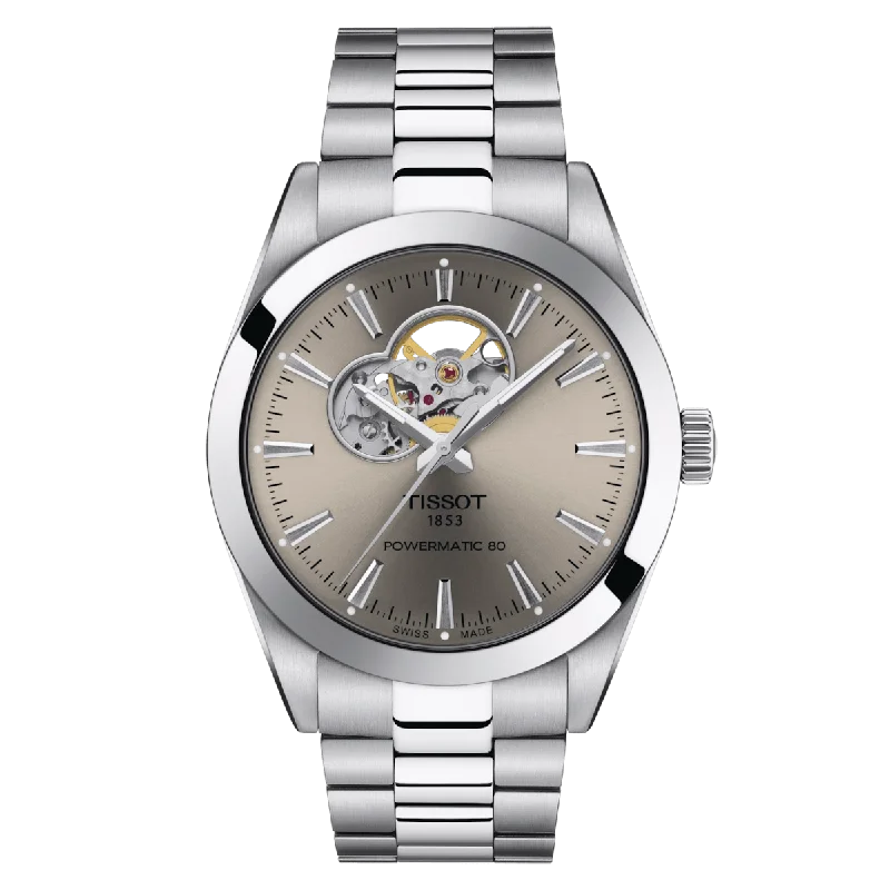 Men's Citrine Engagement Rings in Stainless Steel with a Stackable Band DesignTissot Gentleman Powermatic 80 Open Heart T127.407.11.081.00 Men's Citrine Engagement Rings in Stainless Steel with a Stackable Band DesignTissot Gentleman Powermatic 80 Open Heart T127.407.11.081.00