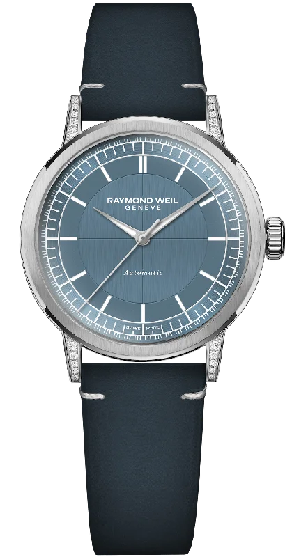 Raymond Weil Millesime Central Seconds Denim Blue