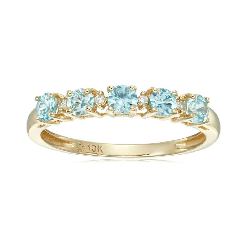 Garnet Gemstone Rings in 18K Gold Vermeil with Intricate Engravings for a Traditional Aesthetic10k Yellow Gold Blue Zircon & Diamond Accented Stackable Ring Garnet Gemstone Rings in 18K Gold Vermeil with Intricate Engravings for a Traditional Aesthetic10k Yellow Gold Blue Zircon & Diamond Accented Stackable Ring