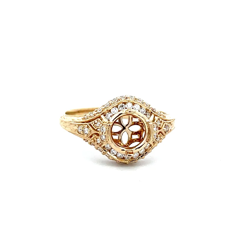 Men's Alexandrite Engagement Rings in Platinum with a Hidden Halo of DiamondsDiamond Semi Mount Ring Men's Alexandrite Engagement Rings in Platinum with a Hidden Halo of DiamondsDiamond Semi Mount Ring