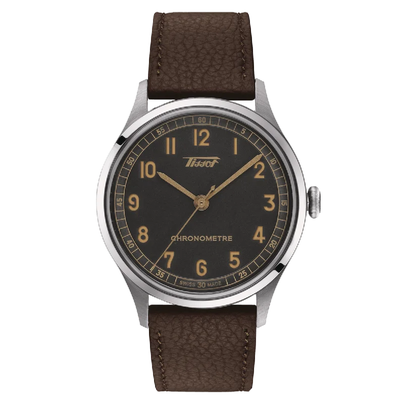 Men's Emerald Engagement Rings with 14K Yellow Gold and Vintage - Style FiligreeTissot Heritage 1938 Automatic Cosc T142.464.16.062.00 Men's Emerald Engagement Rings with 14K Yellow Gold and Vintage - Style FiligreeTissot Heritage 1938 Automatic Cosc T142.464.16.062.00