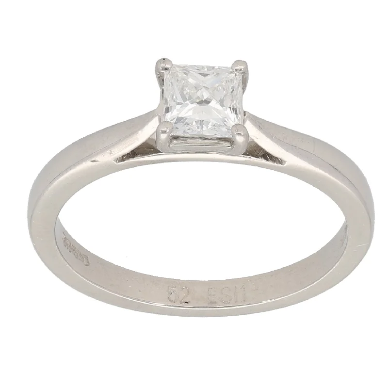 Men's Amethyst Engagement Rings in Sterling Silver with a Contemporary Geometric SettingPlatinum 0.52ct Diamond Solitaire Ring Size L Men's Amethyst Engagement Rings in Sterling Silver with a Contemporary Geometric SettingPlatinum 0.52ct Diamond Solitaire Ring Size L
