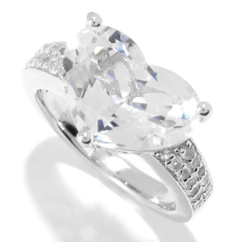 Lapis Lazuli Gemstone Rings in Sterling Silver with a Star - Shaped Setting for a Celestial - Inspired PieceSterling Silver 6.89ctw White Topaz Heart Ring Lapis Lazuli Gemstone Rings in Sterling Silver with a Star - Shaped Setting for a Celestial - Inspired PieceSterling Silver 6.89ctw White Topaz Heart Ring
