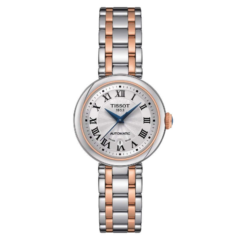 Men's Sapphire Engagement Rings in 18K White Gold with Pave Diamond AccentsTissot Bellissima Automatic T126.207.22.013.00 Men's Sapphire Engagement Rings in 18K White Gold with Pave Diamond AccentsTissot Bellissima Automatic T126.207.22.013.00